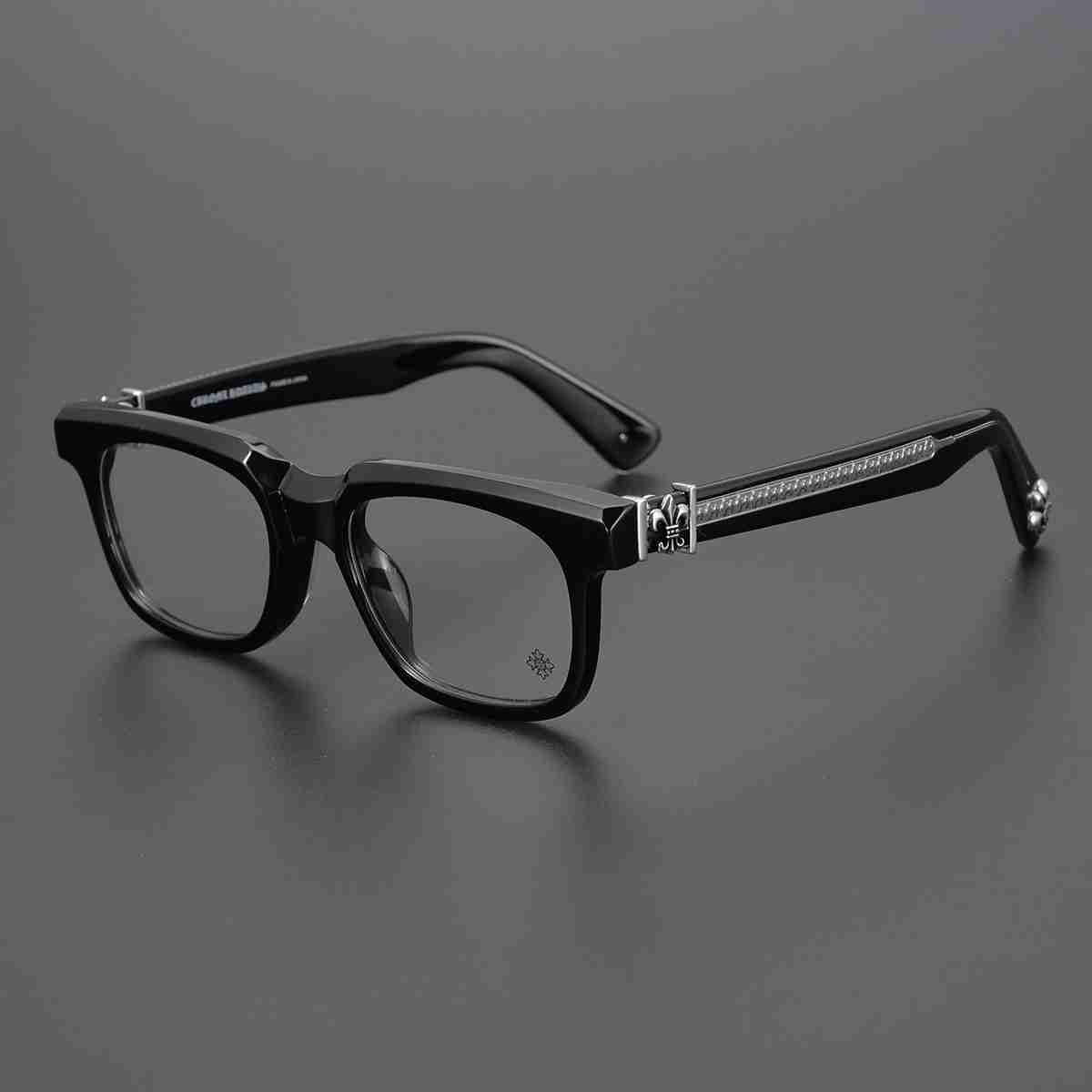 Chrome Hearts Silver on Black Signature Frames Chrome Hearts Silver on Black Signature Frames