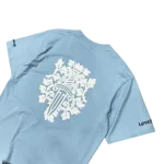 Chrome Hearts light blue t-shirt