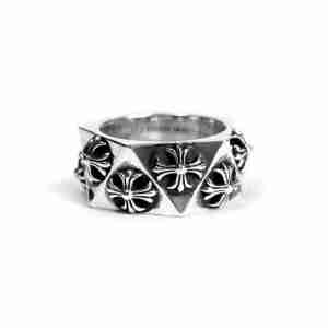 CH Plus Pentagon Ring by Chrome Hearts