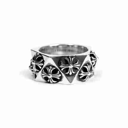 b6_p103_img1 CH Plus Pentagon Ring by Chrome Hearts