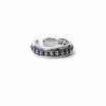 CH Plus Pyramid Open Band Ring by Chrome Hearts
