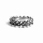 CH Plus Ragged Edge Ring by Chrome Hearts