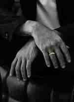 22K Gold CH Plus Band Ring - Image 2
