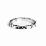 3MM the Rolling Stones B Tch Spacer Ring by Chrome Hearts