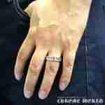 6mm Chrome Hearts Forever Ring – Spacer - Image 2