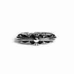 Baby Classic Floral Cross Ring by Chrome Hearts
