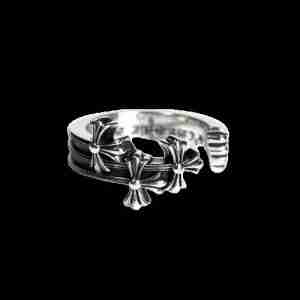 Chrome Hearts Cemetery Hoop Ring by Chrome Hearts