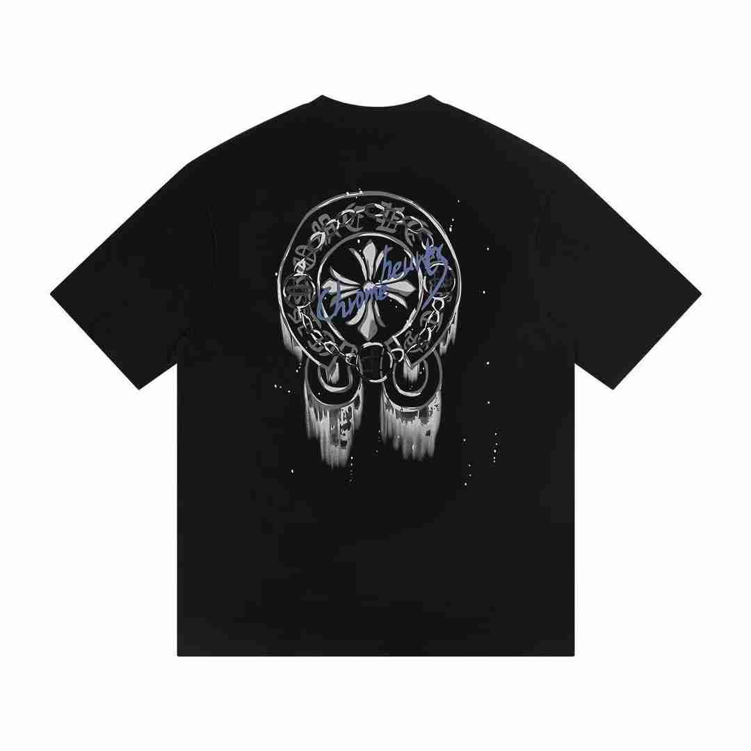 b8_p127_img1 Chrome Hearts Cemetery Ring Cross Tee Black by Chrome Hearts