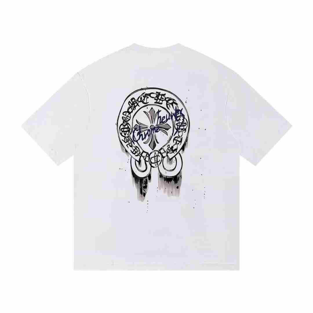 b8_p128_img1 Chrome Hearts Cemetery Ring Cross Tee White by Chrome Hearts