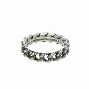 Chrome Hearts Curb Chain Link Ring by Chrome Hearts