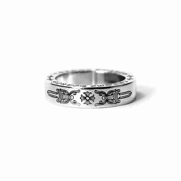 b9_p138_img1 Chrome Hearts Dagger Spacer Ring – 6MM by Chrome Hearts