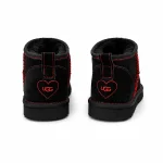 Chrome Hearts Black Classic Mini UGG Boots