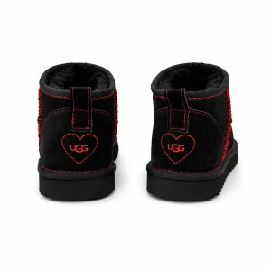 Chrome Hearts Black Classic Mini UGG Boots