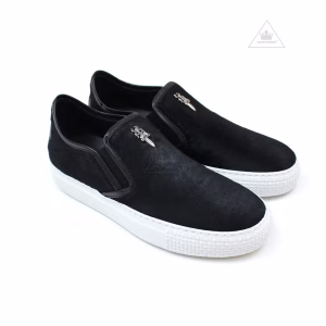 Chrome Hearts Dagger Slip On Horse Hair Shoe