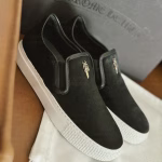 Chrome Hearts Dagger Slip On Horse Hair Shoe