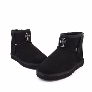 Chrome Hearts Gothic Cross Ultra Mini UGG Boots Black