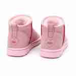 Chrome Hearts Light Pink Suede Mini UGG Boots, alternate view