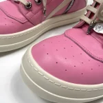 Chrome Hearts x Rick Owens Geobasket Pink High-Top Sneakers