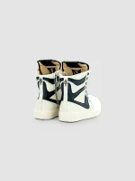Chrome Hearts x Rick Owens Geobasket White/Black Sneakers