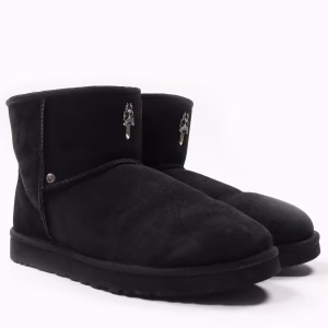 Chrome Hearts x UGG Dagger Embellished Boots Black