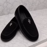 Chrome Hearts Dagger Quilted Loafers Black