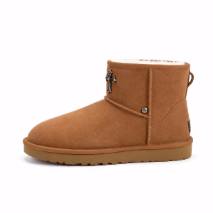 Chrome Hearts Gothic Cross Ultra Mini Ugg Boots, alternate view
